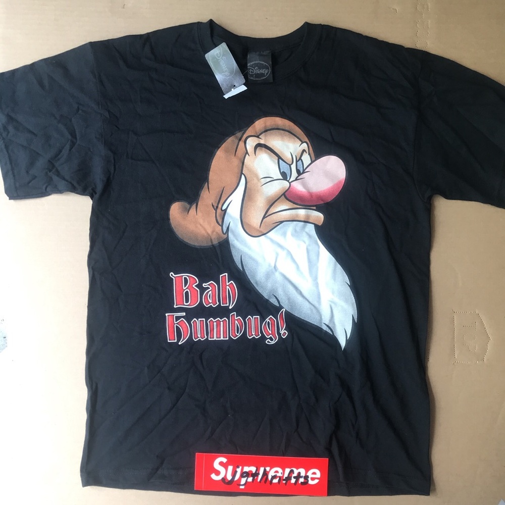 Disney Grumpy Snow White Holiday Shirt Bah Humbug